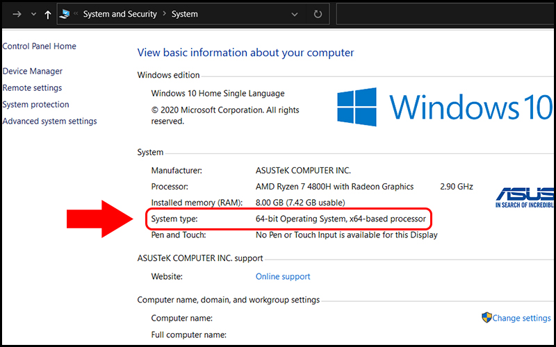 3 c&aacute;ch kiểm tra m&aacute;y t&iacute;nh Windows của bạn l&agrave; 32 bit hay 64 bit đơn giản
