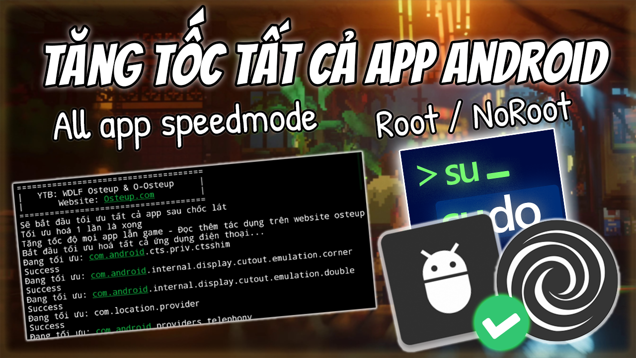 Tăng Tốc Tất Cả App Android Đưa V&agrave;o Chế Độ SpeedMode