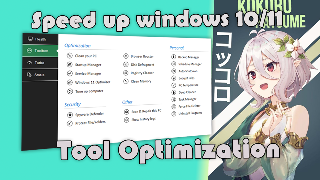 Tối ưu ho&aacute; windows 10/11 &ndash; Pegasun System Utilities