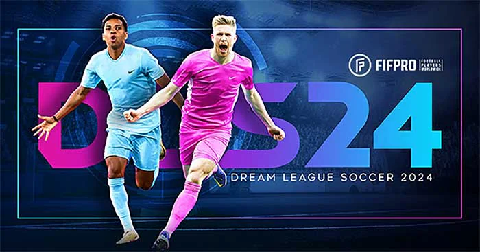 Dream League Soccer 2024 gameplay overview on an Android smartphone