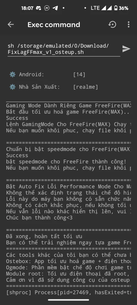 Pasting the shell command to execute FixLagFFmax_v1_osteup.sh in Brevent