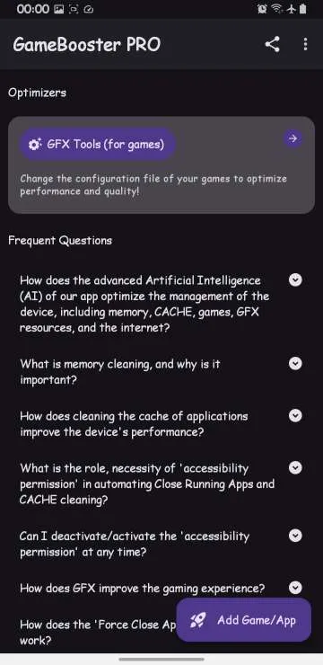 GFX Tool options for Resolution and Anti-aliasing