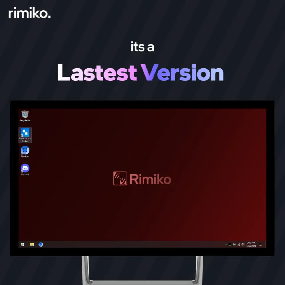 Official logo badge of the RimikoOS 10 LTSC project