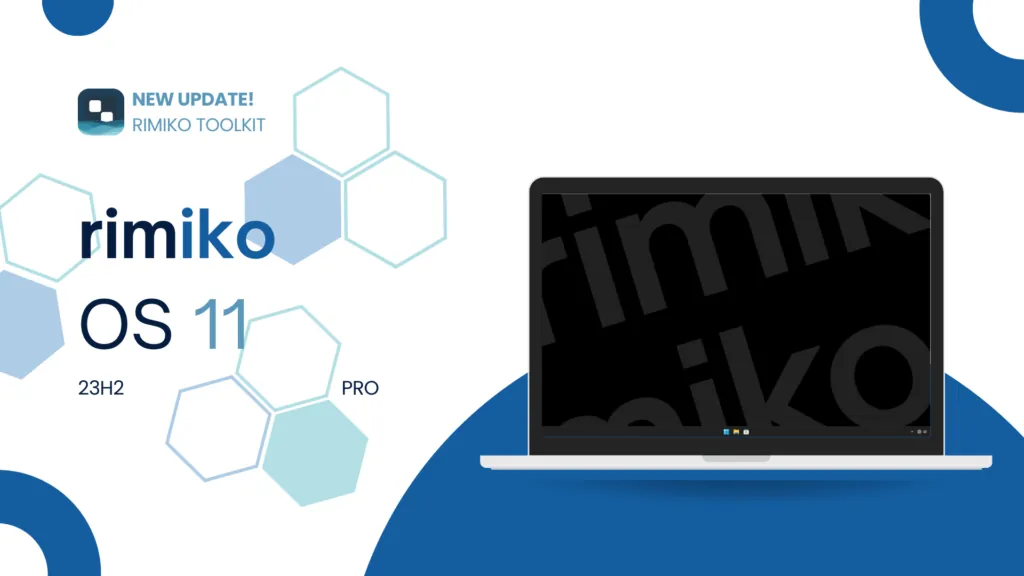 Clean Desktop layout of RimikoOS 11 PRO