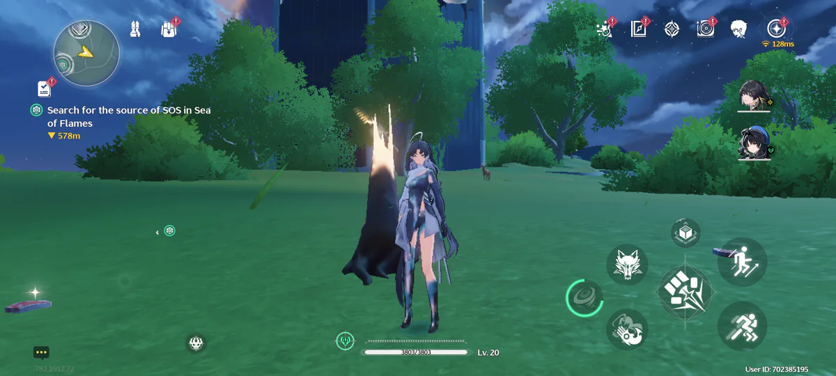 Mobile graphics quality after reducing foliage distance and texture detail