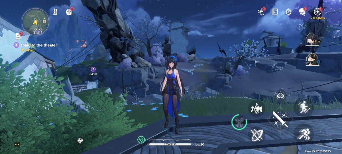 Mobile frame rate and latency measurements before fix lag