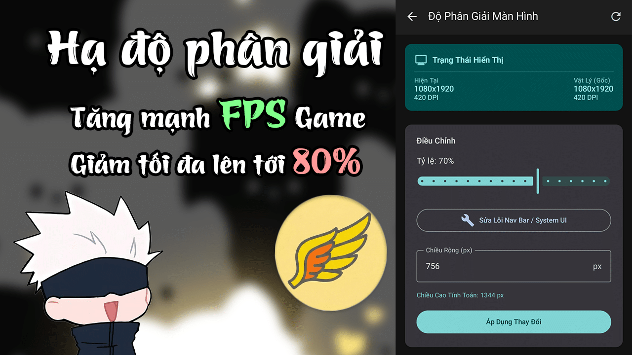 Hướng dẫn hạ độ ph&acirc;n giải cho điện thoại androids